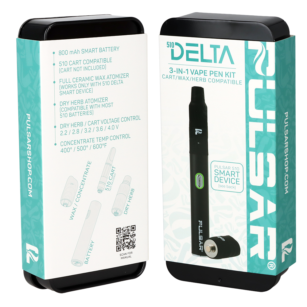 Pulsar 510 Delta 3-in-1 Vaporizer Kit | Packaging