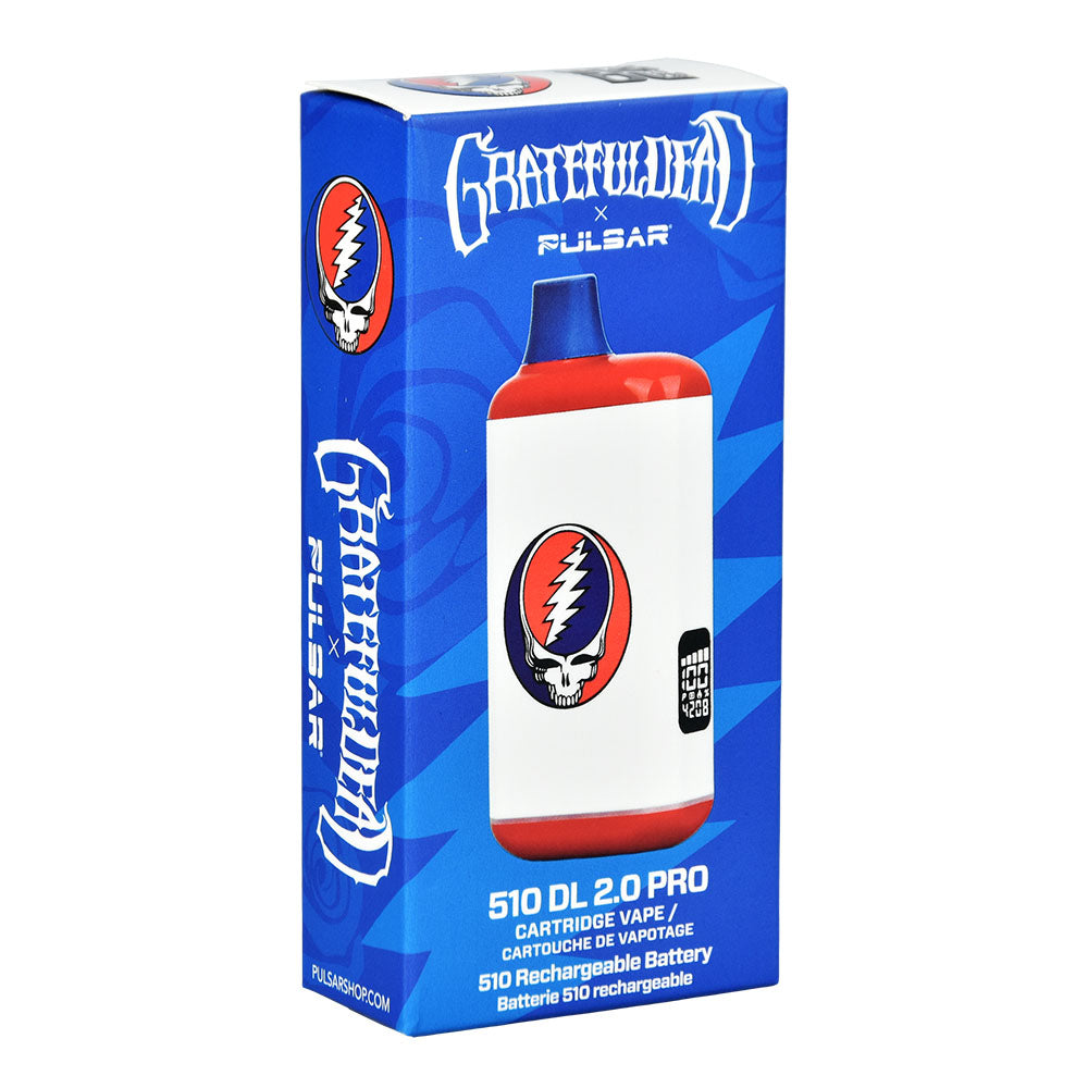 Pulsar 510 DL 2.0 PRO Auto-Draw Vape Bar | Grateful Dead Series | Packaging