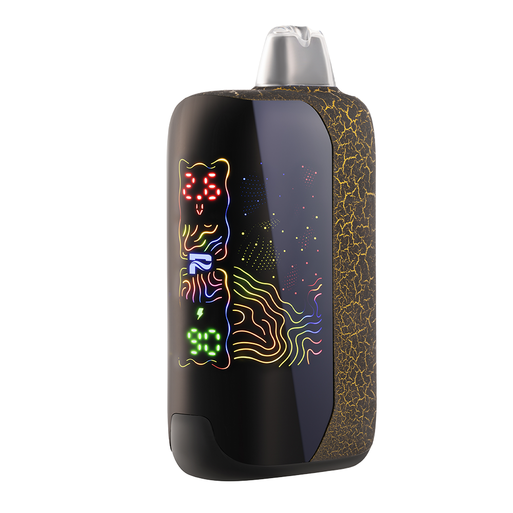 Pulsar 510 DL 6.0 Auto-Draw Vape Bar | Crackle Series | LED Screen Side View