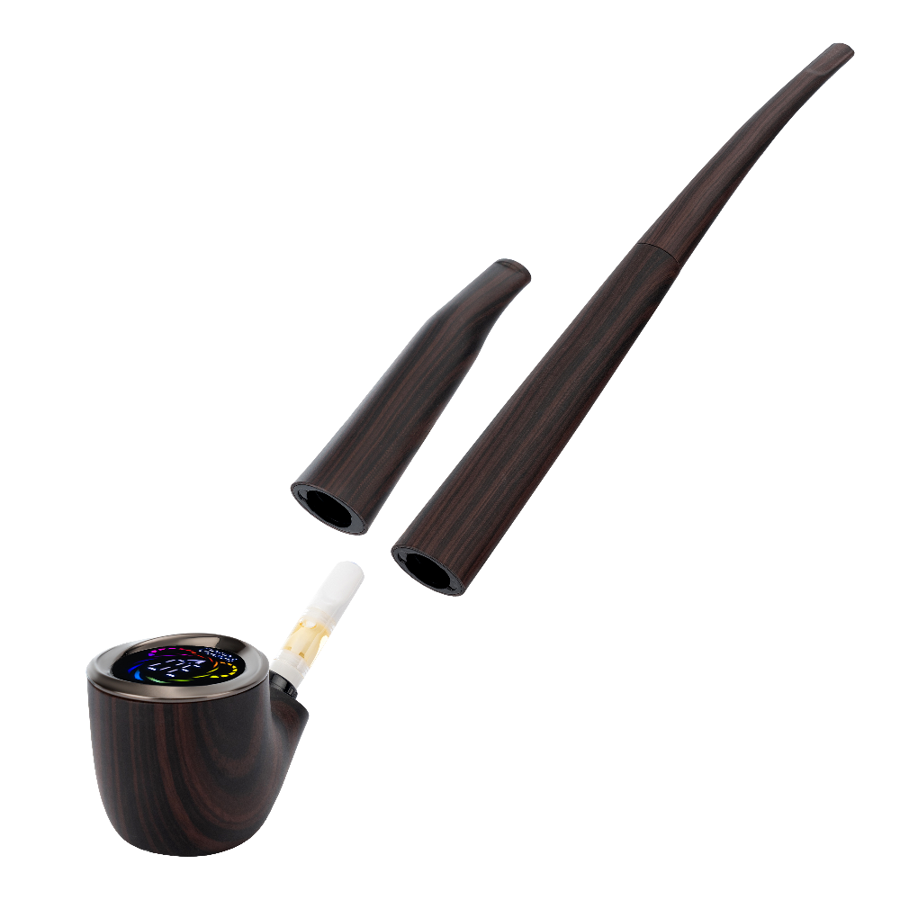 Pulsar 510 DL Wizard Pipe Auto-Draw Vape | Ensorcelled Ebony | Interchangeable Stems