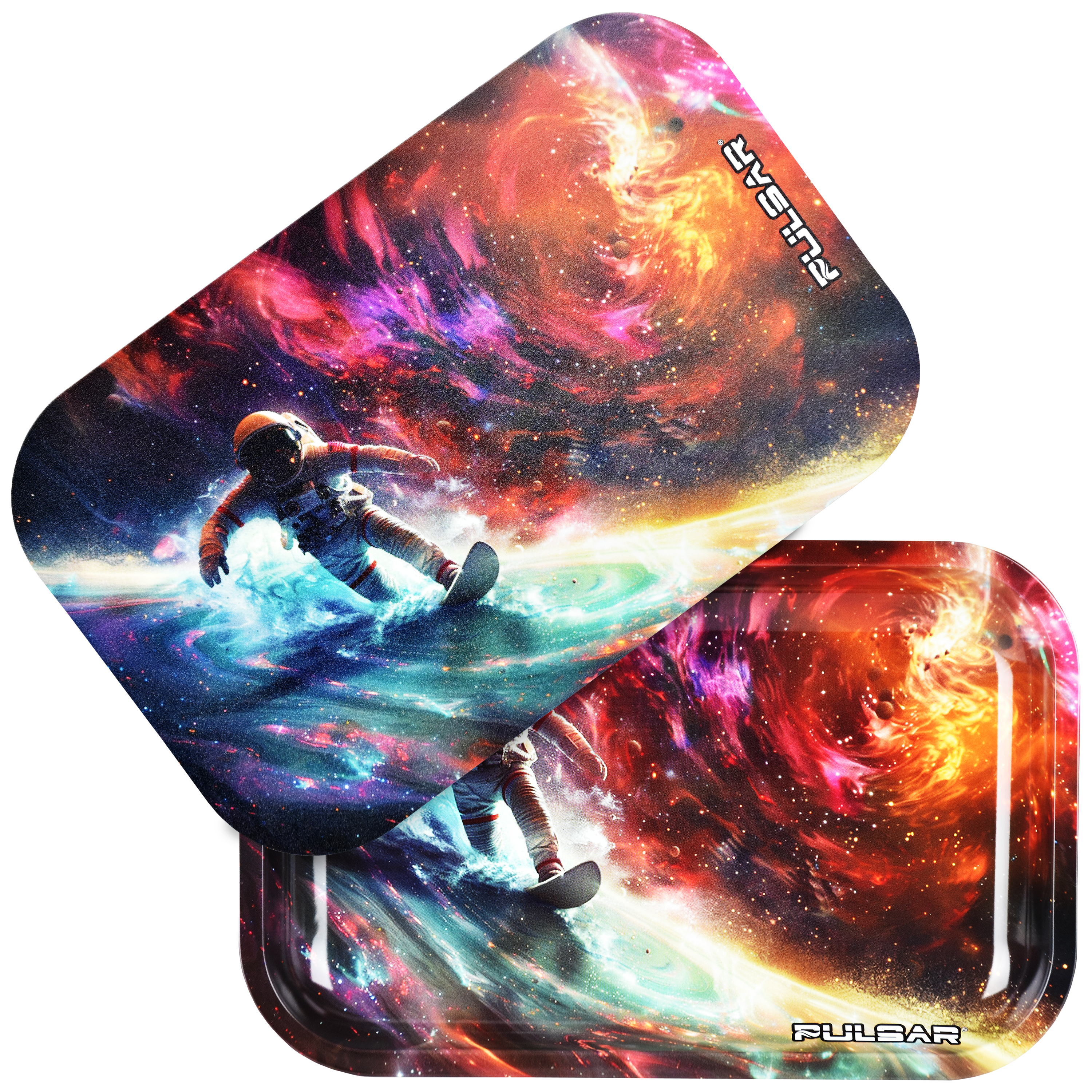 Pulsar Metal Rolling Tray & Lid | Astro Surfer