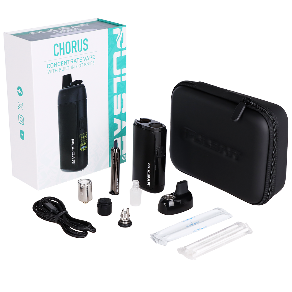 Pulsar Chorus Concentrate Vaporizer | Zippered Travel Case & Accessories