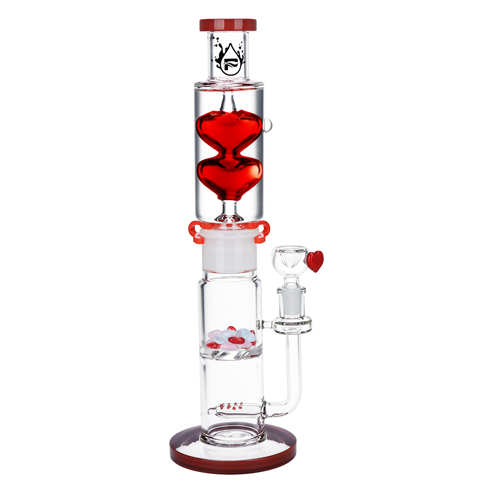 Pulsar Cold Hearted Glycerin Stacker Bong | Front View