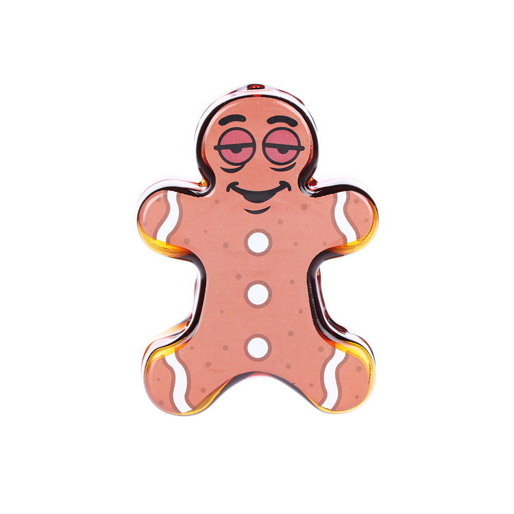 Pulsar Dazed & Delicious Gingerbread Man Hand Pipe | Front View