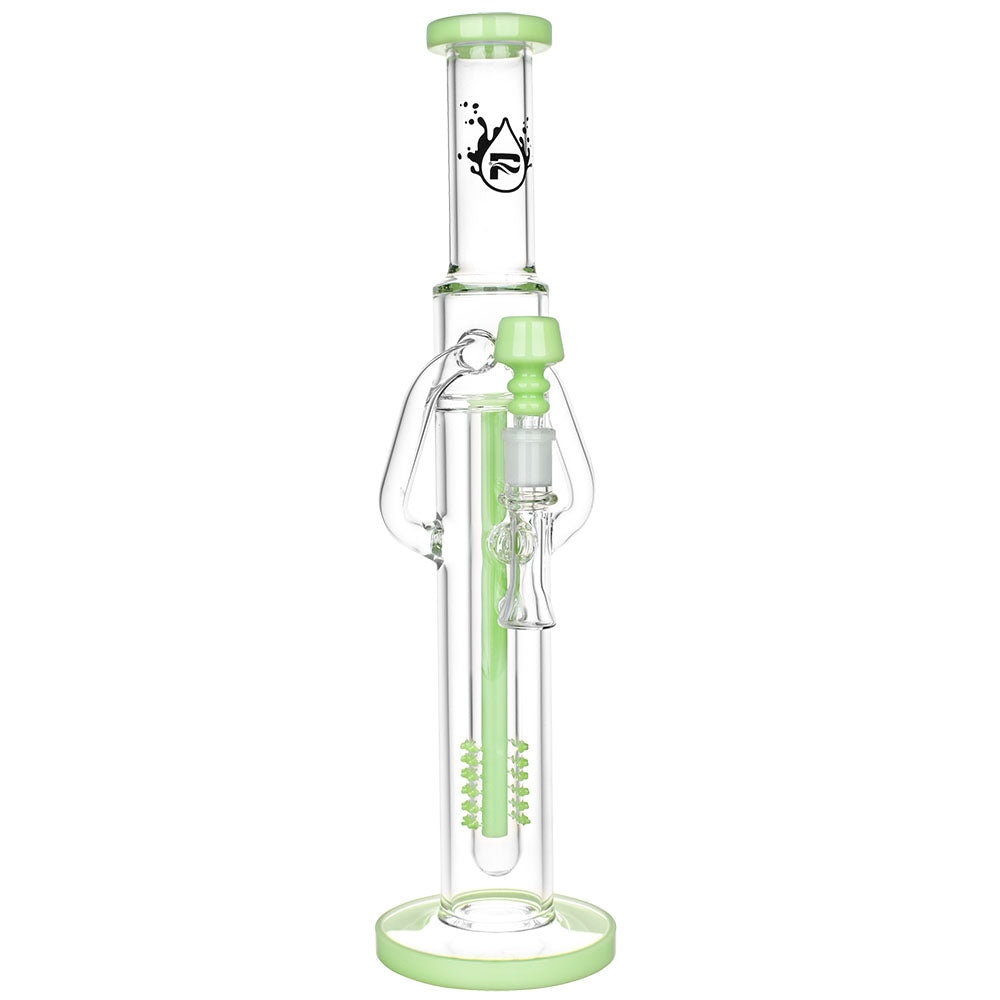 Pulsar Deep Pocket Tube Recycler Bong | Green