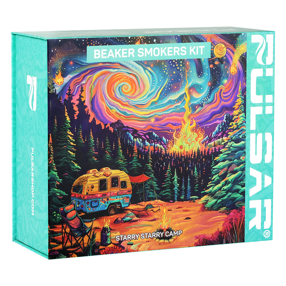 Pulsar Design Series Smoker's Kit | Starry Camp | Gift Box Packaging