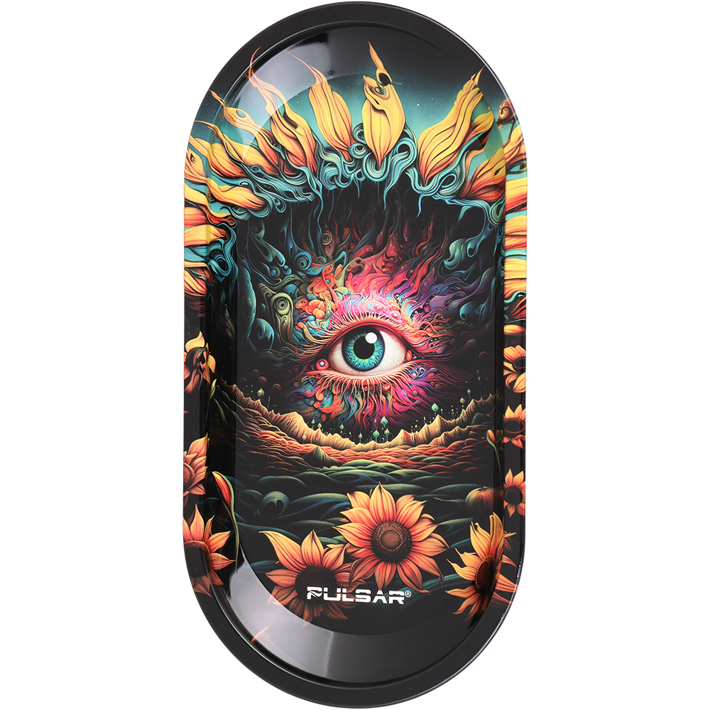 Pulsar Design Series Smoker's Kit | Sunflower Of The Mind | Rolling Tray