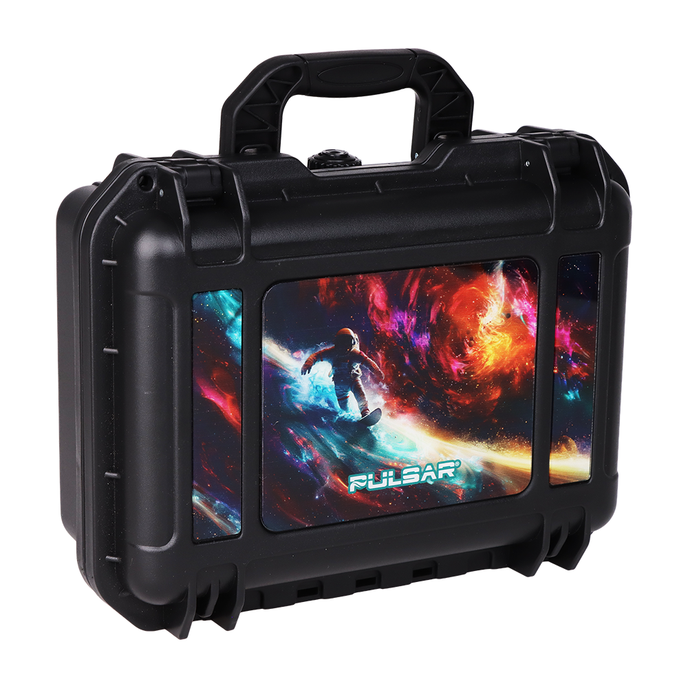 Pulsar Design Series Smoker's Travel Kit 2.0 | Astro Surfer | Hard Shell Carry Case
