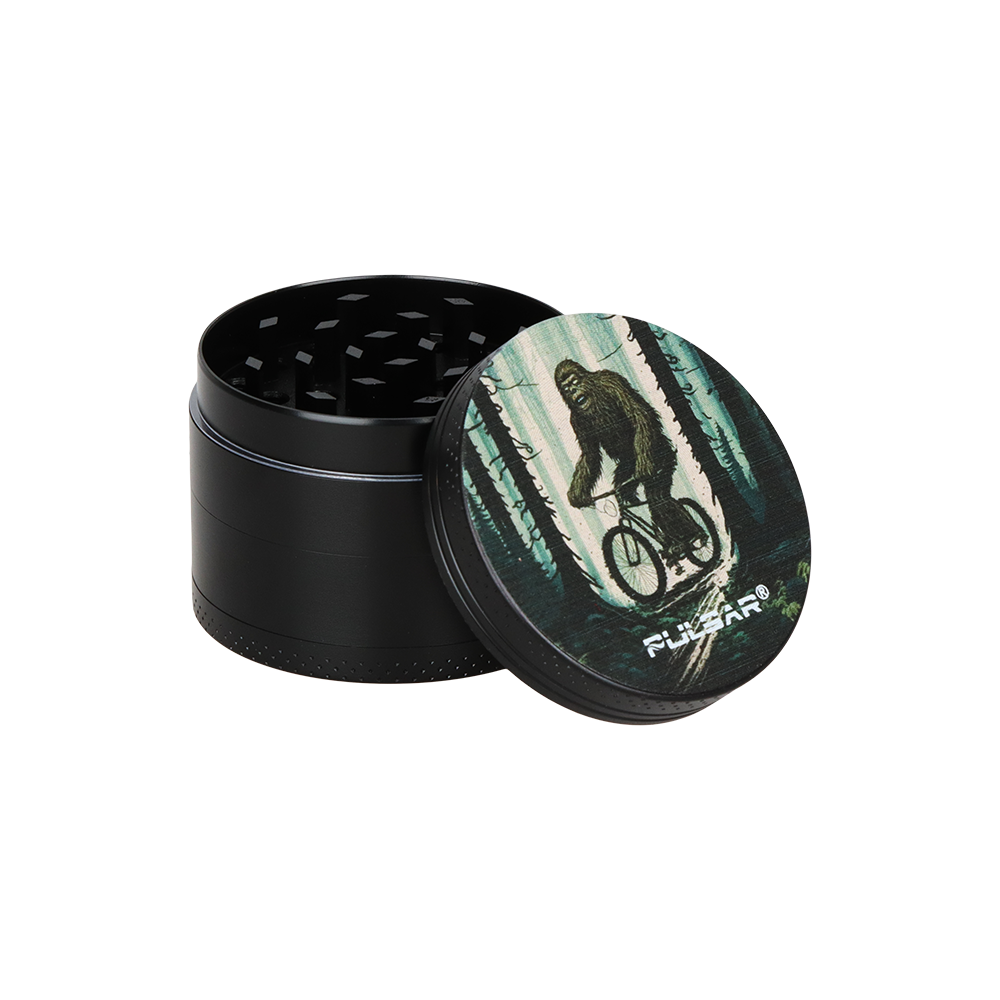 Pulsar Design Series Smoker's Travel Kit | Bigfoot Rides Again | 4 Piece Grinder