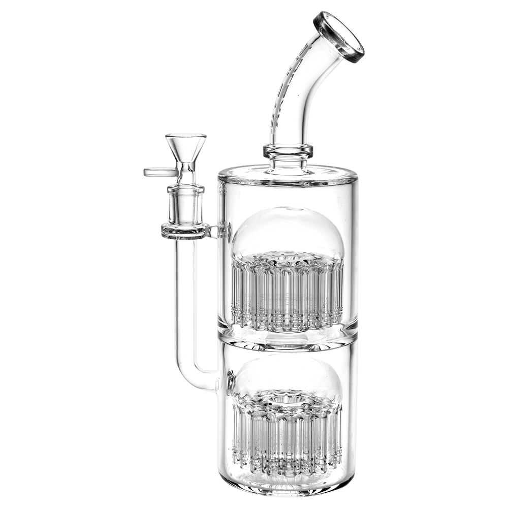 Pulsar Double Stack King Jellyfish Bong | Back View
