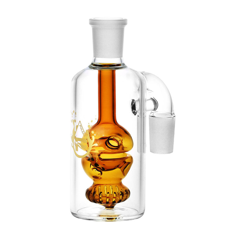 Pulsar Egg Perc Ash Catcher | 90 Degree | Amber