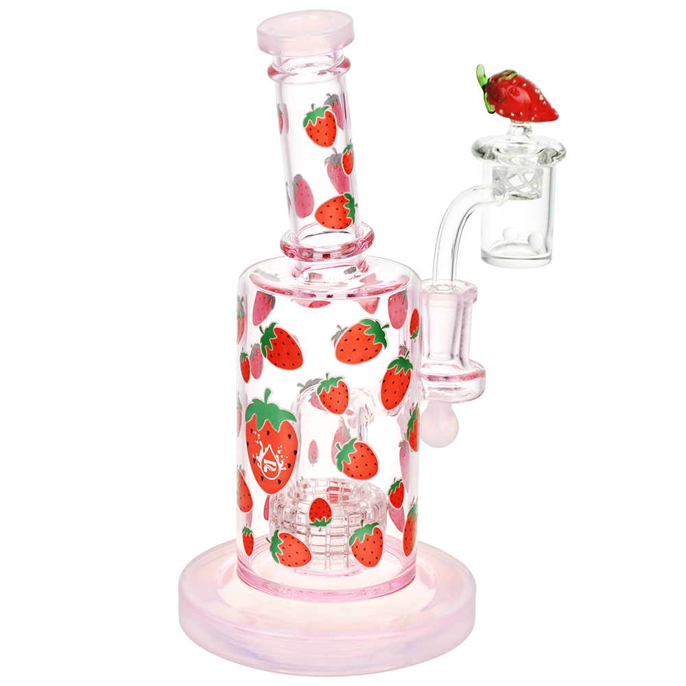 Pulsar Fruit Series Wax Pipe Duo | Strawberry Cough | Dab Rig | Back View