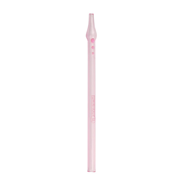 Pulsar Full Color Glass Dab Straw | Pink