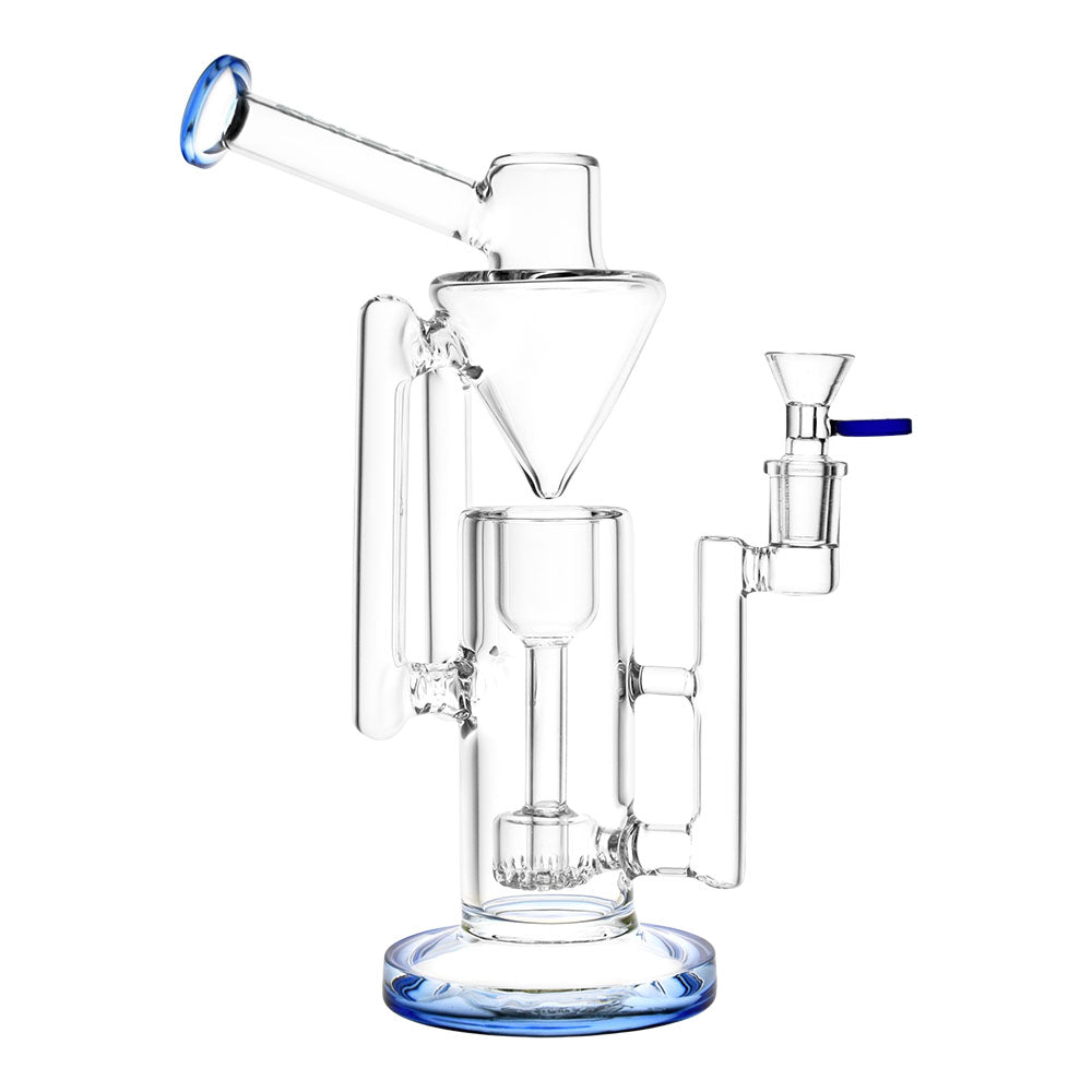 Pulsar Geometrical Recycler Bong | Blue