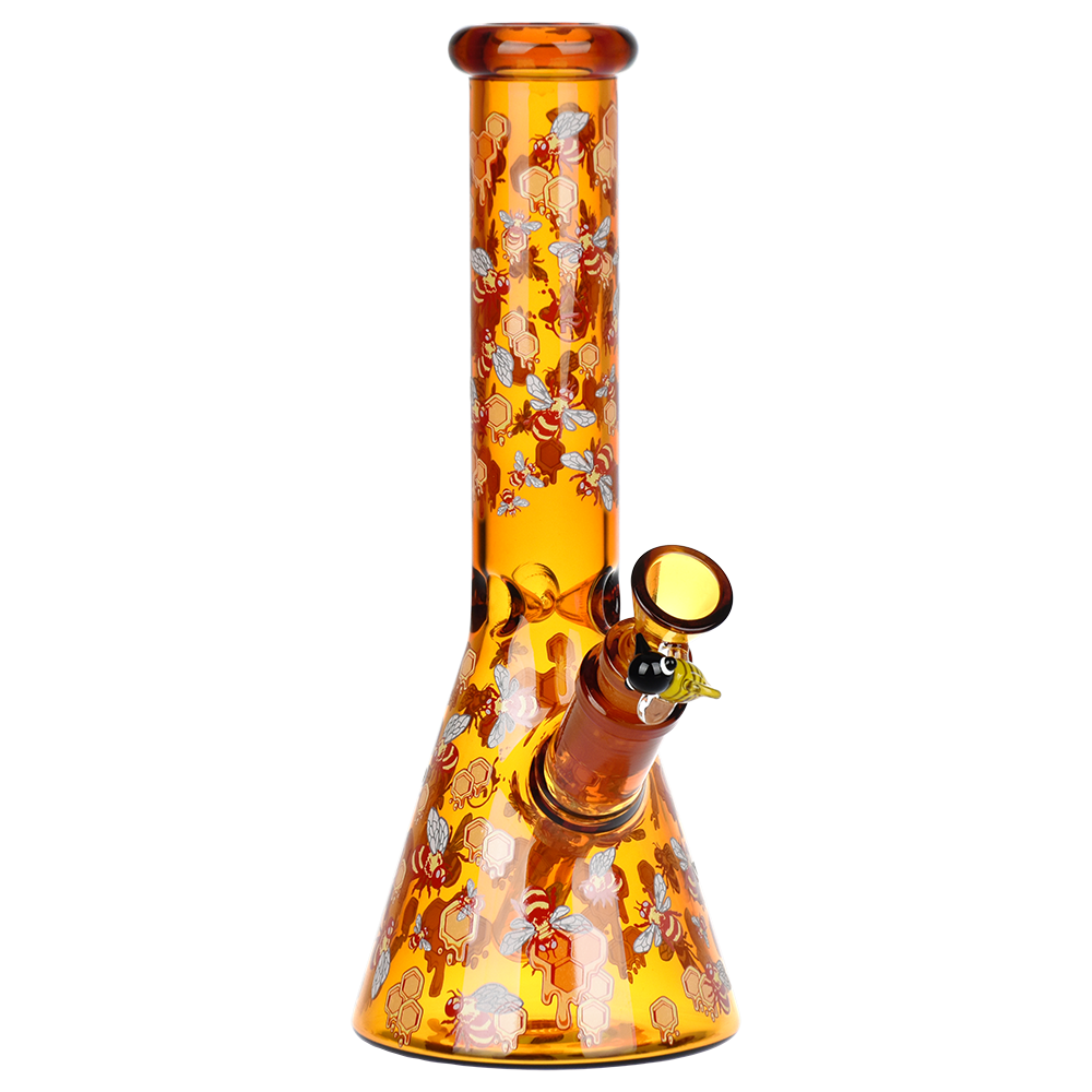 Pulsar Greatest Hits Series Herb Pipe Duo | Beez | Beaker Bong Front View