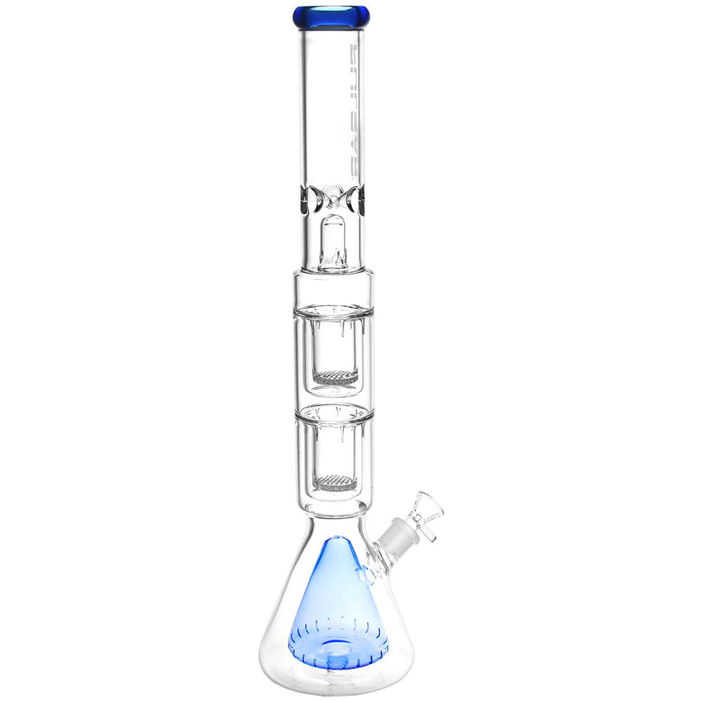 Pulsar High Rise Trinity Beaker Bong | Back View