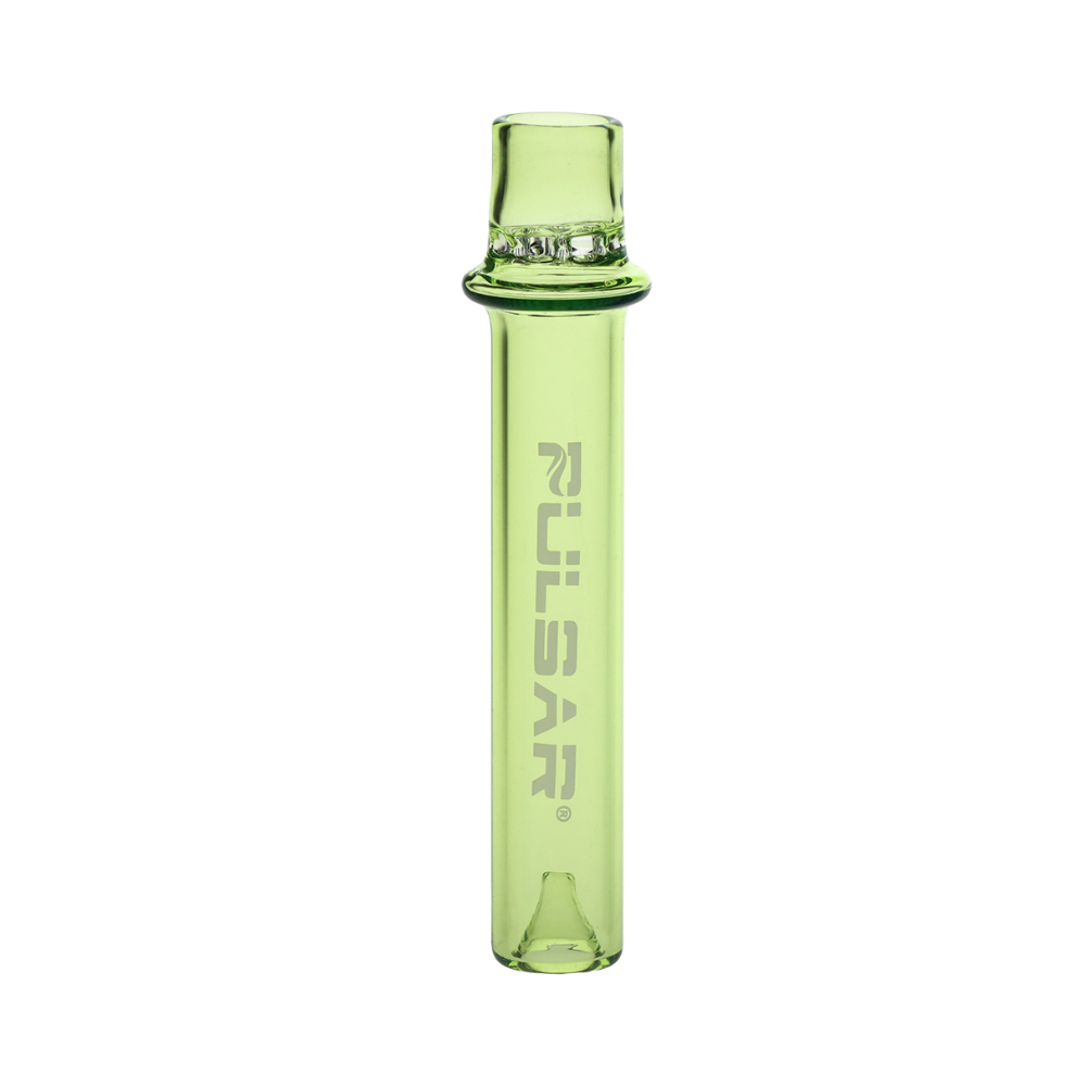 Pulsar Honeycomb Chillum | Transparent Green
