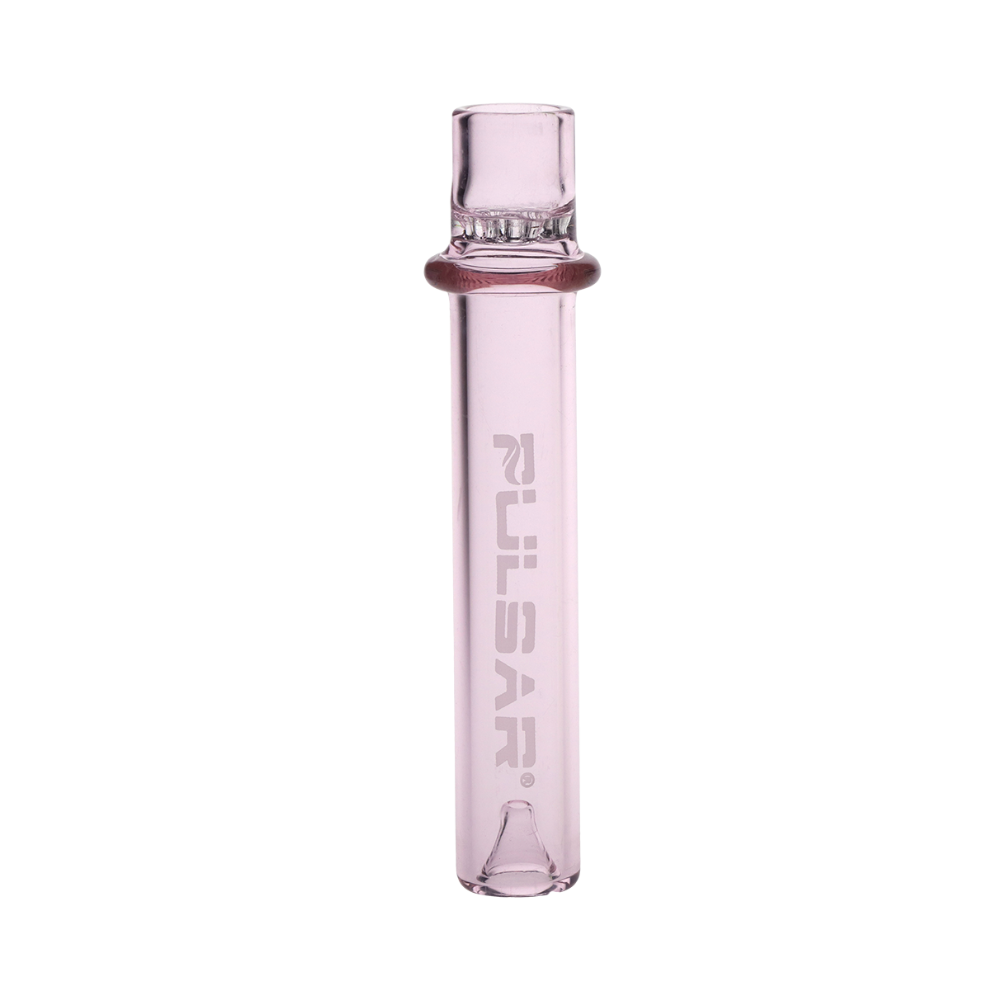 Pulsar Honeycomb Chillum | Transparent Pink