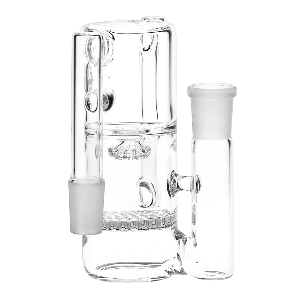 Pulsar Honeycomb Showerhead Recycler Ash Catcher | Side View