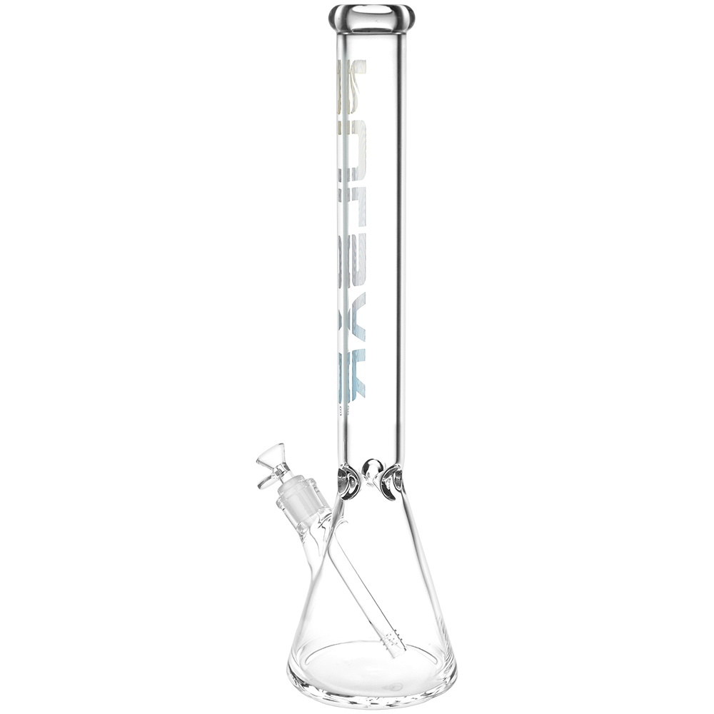 Pulsar Illustrated Logo Beaker Bong | Extra Large Size | Back View