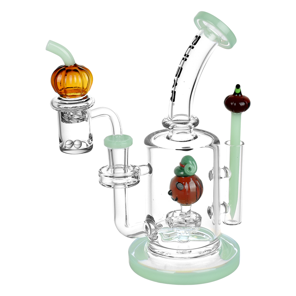 Pulsar Pumpkin Patch Dab Rig Set | Frontal Side View