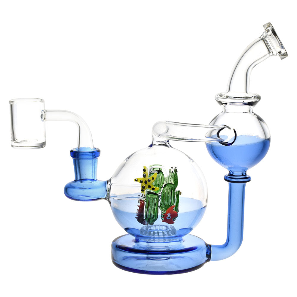 Pulsar Sea Globe Recycler Dab Rig | Alt Side View