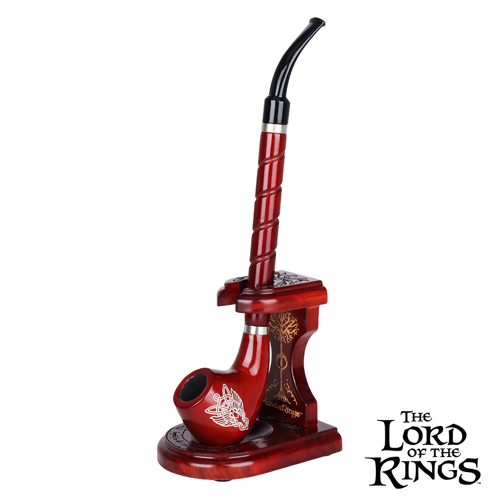 Smoking Pipe & MIDDLE-EARTH™ Stand Bundle | Shire Pipes™ x The Lord of the Rings™ | Evenstar Design