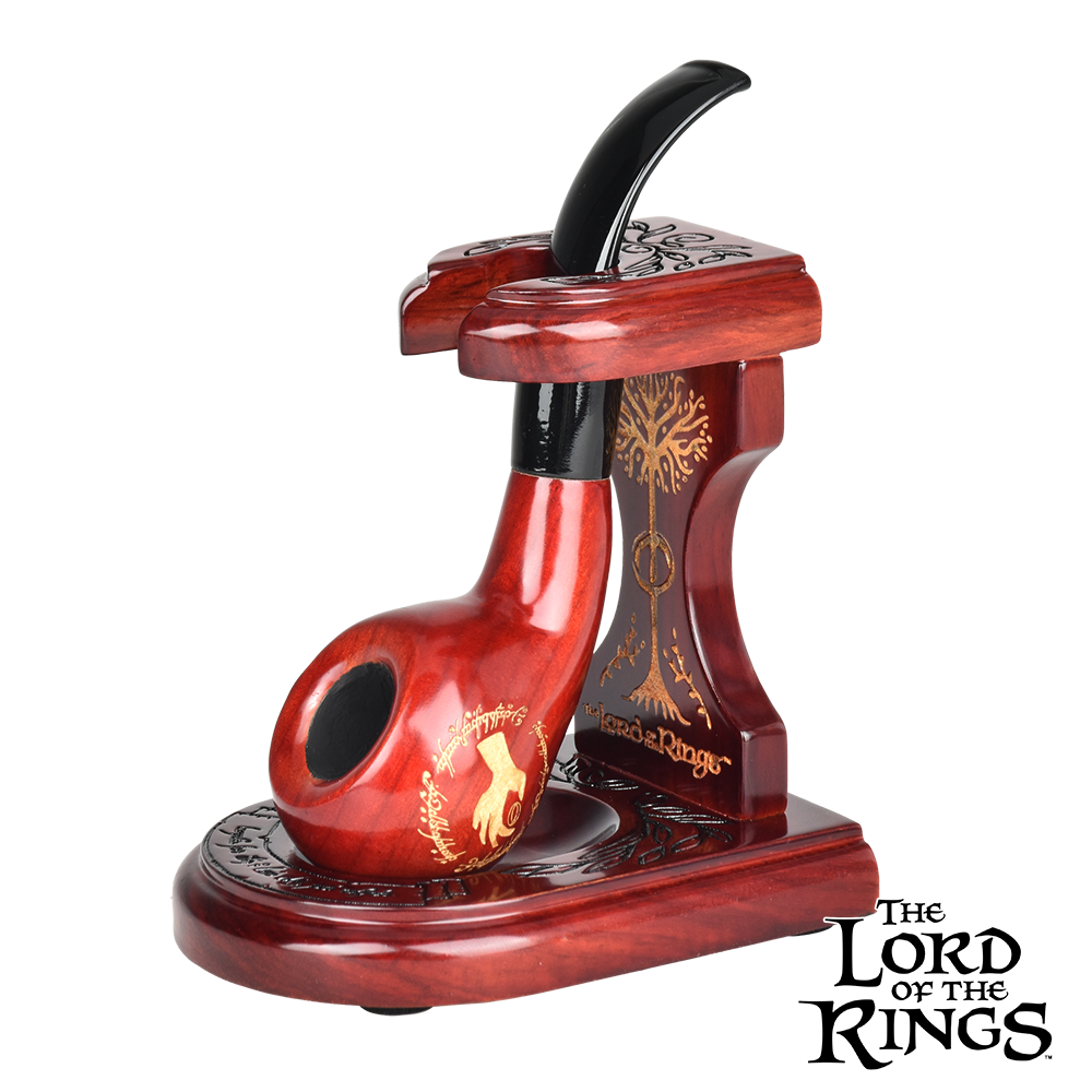 Smoking Pipe & MIDDLE-EARTH™ Stand Bundle | Shire Pipes™ x The Lord of the Rings™ | My Precious Design