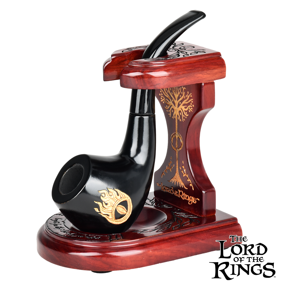 Smoking Pipe & MIDDLE-EARTH™ Stand Bundle | Shire Pipes™ x The Lord of the Rings™ | Sauron Design