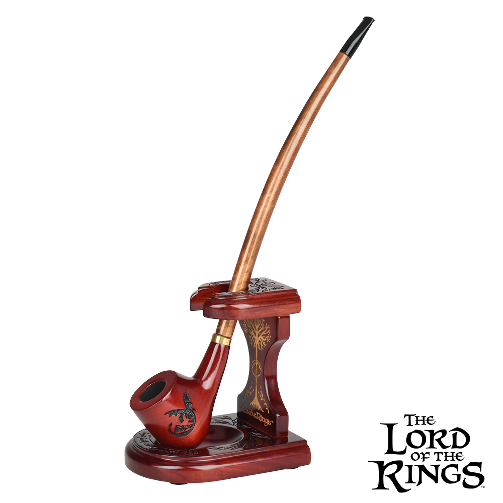 Smoking Pipe & MIDDLE-EARTH™ Stand Bundle | Shire Pipes™ x The Lord of the Rings™ | Smaug Design