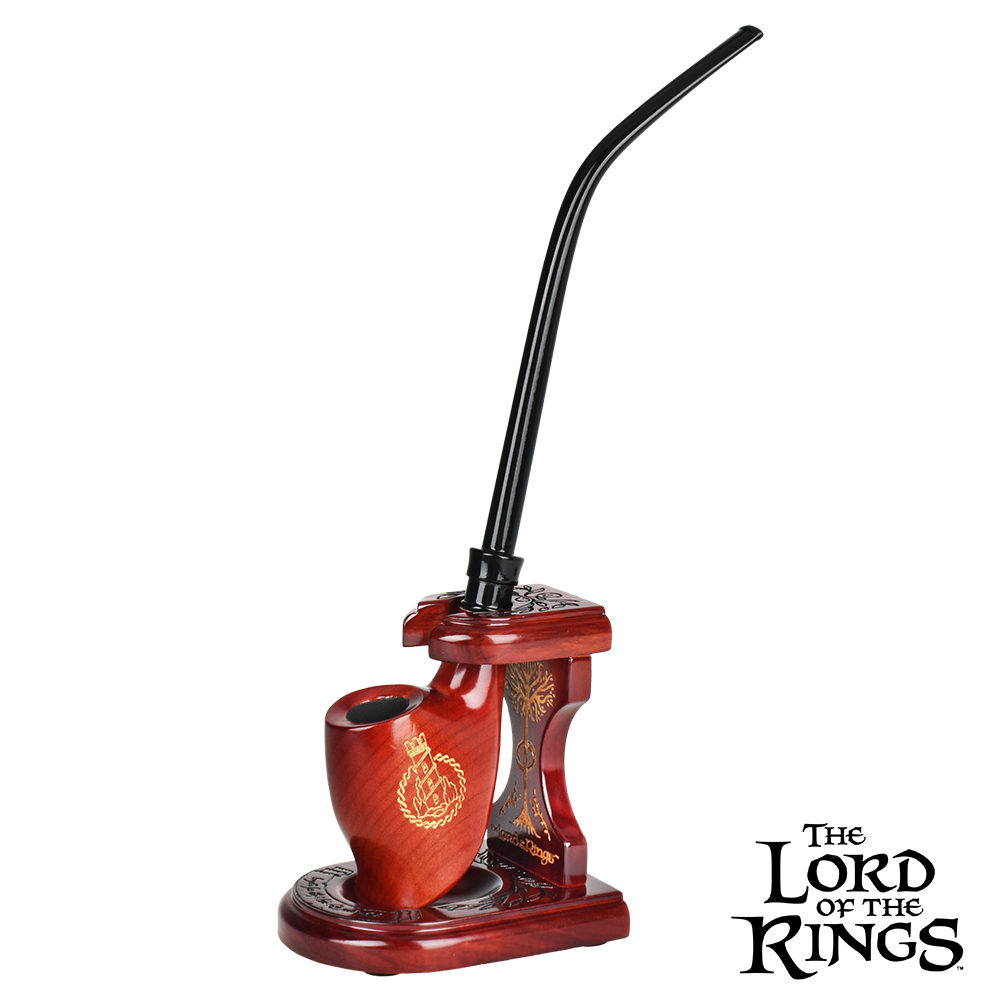 Smoking Pipe & MIDDLE-EARTH™ Stand Bundle | Shire Pipes™ x The Lord of the Rings™ | Two Towers Design