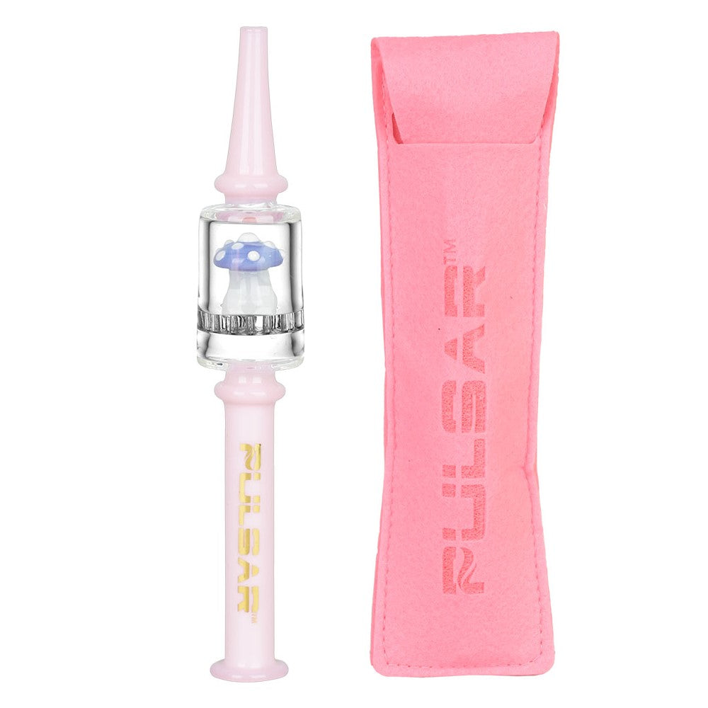 Pulsar Shroom Diffuser Dab Straw | Pink