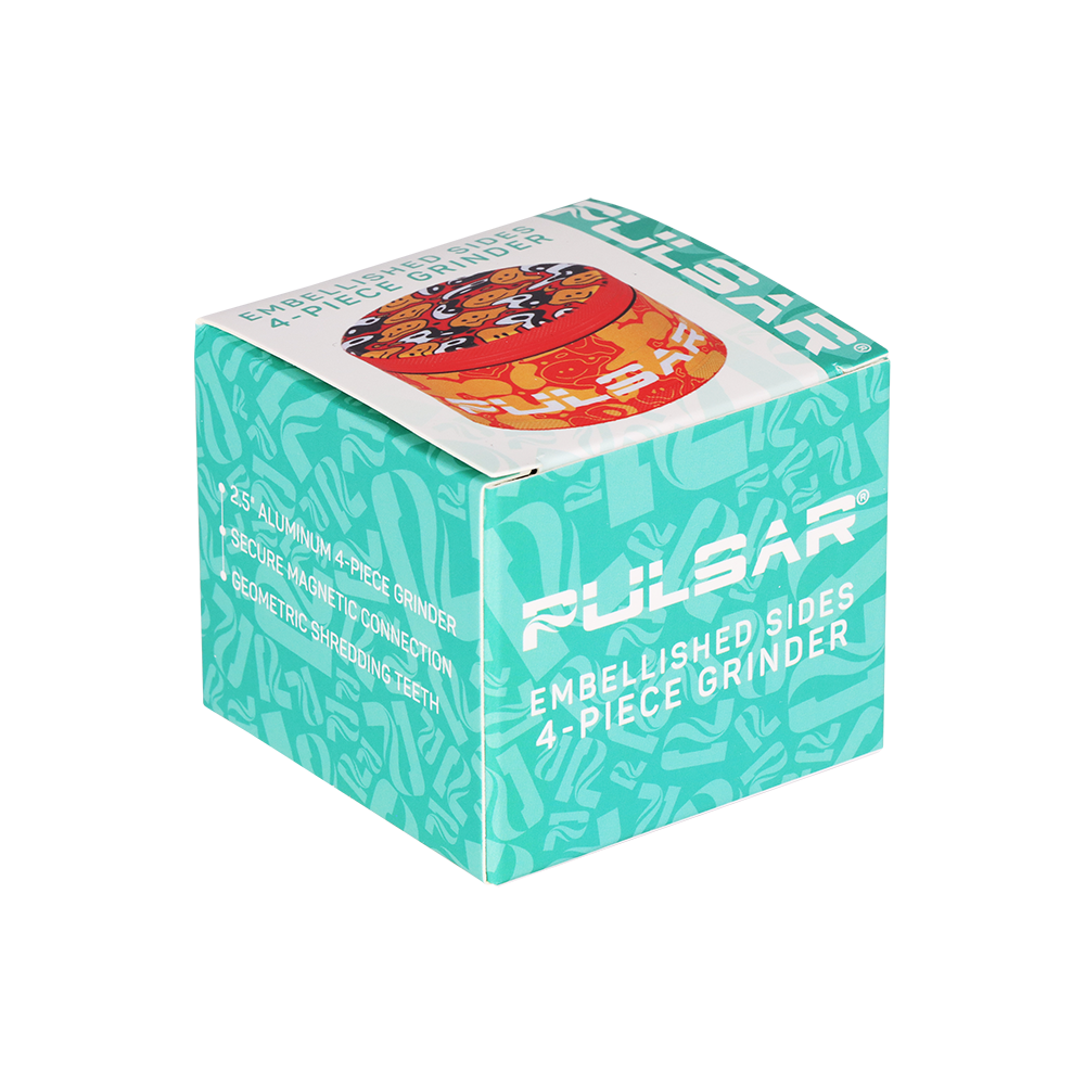 Pulsar Side Art Design Series Grinder | Yin Yang Y'all | Packaging