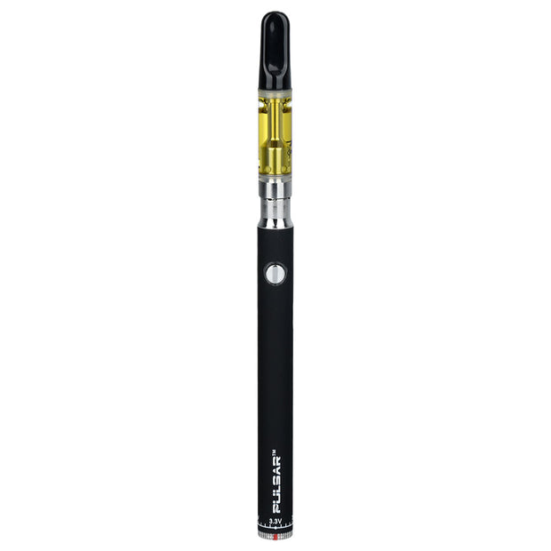 Pulsar Slim Spinner Vape Pen Battery | Cartridge View