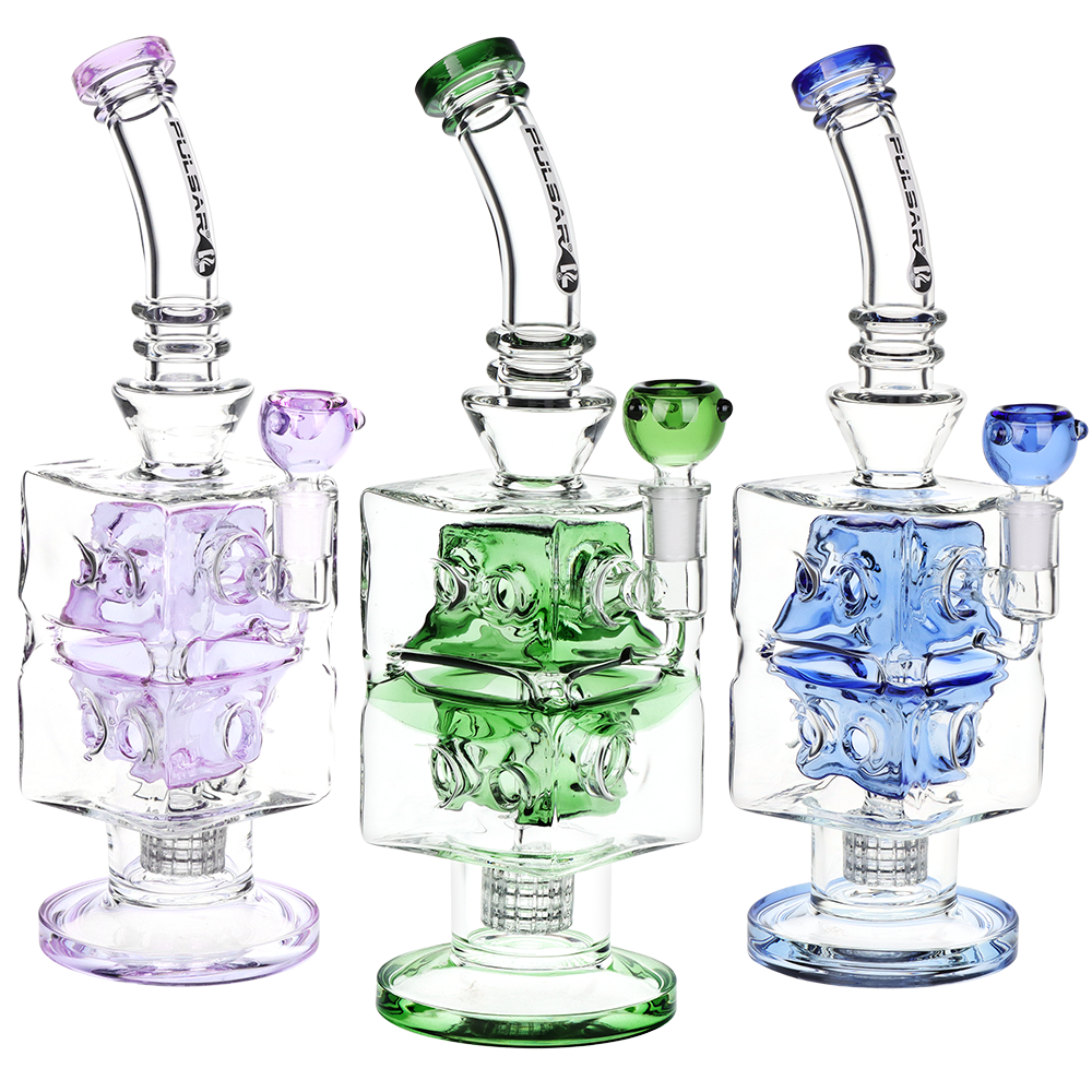 Pulsar Swiss Block Double Stack Bong | Group