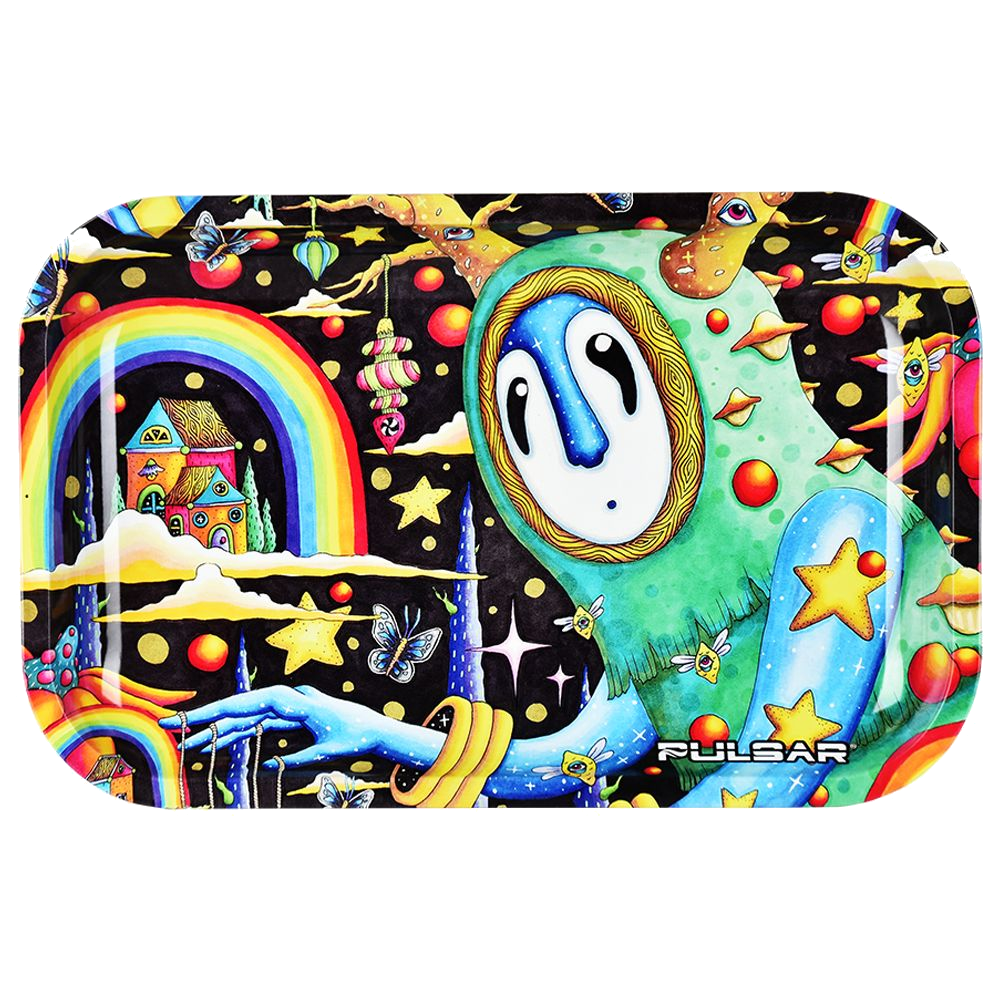 Pulsar Metal Rolling Tray | The World Was Mad