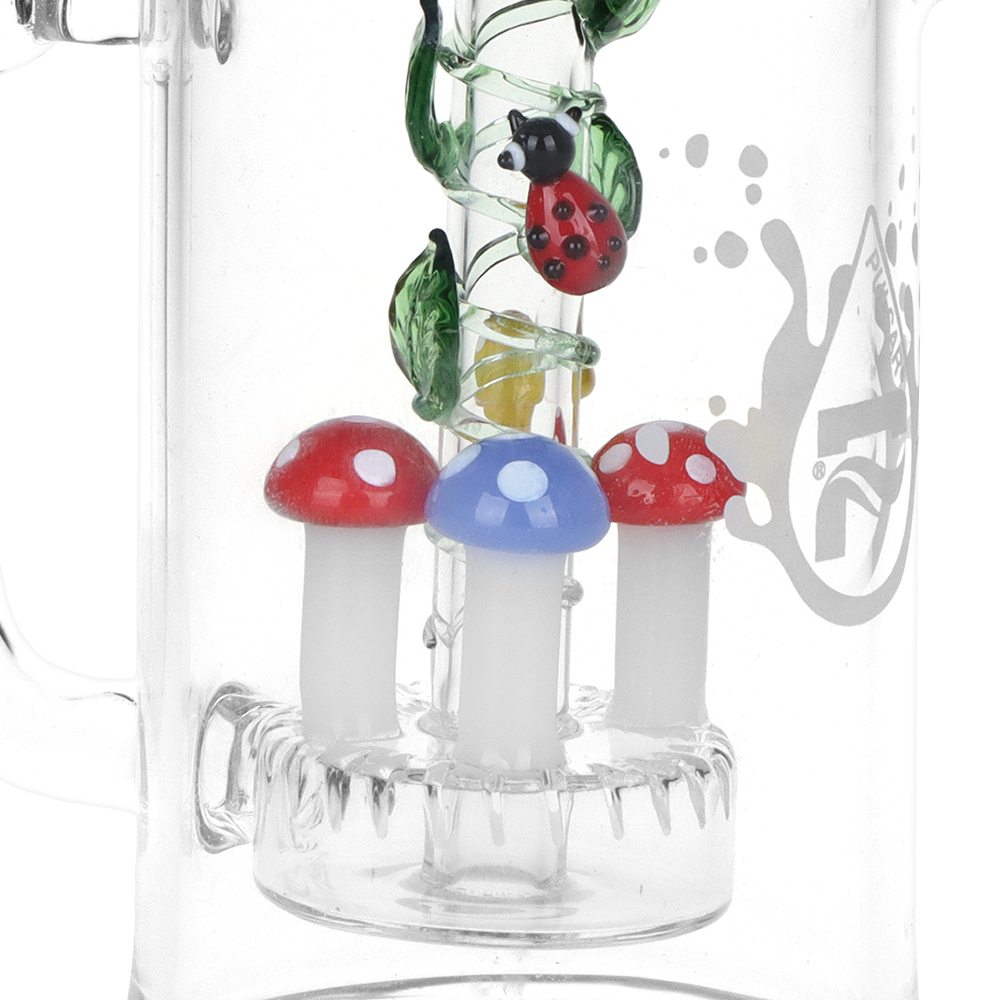 Pulsar Trippy Garden Recycler Dab Rig Set | Percolator Decoration | Close View