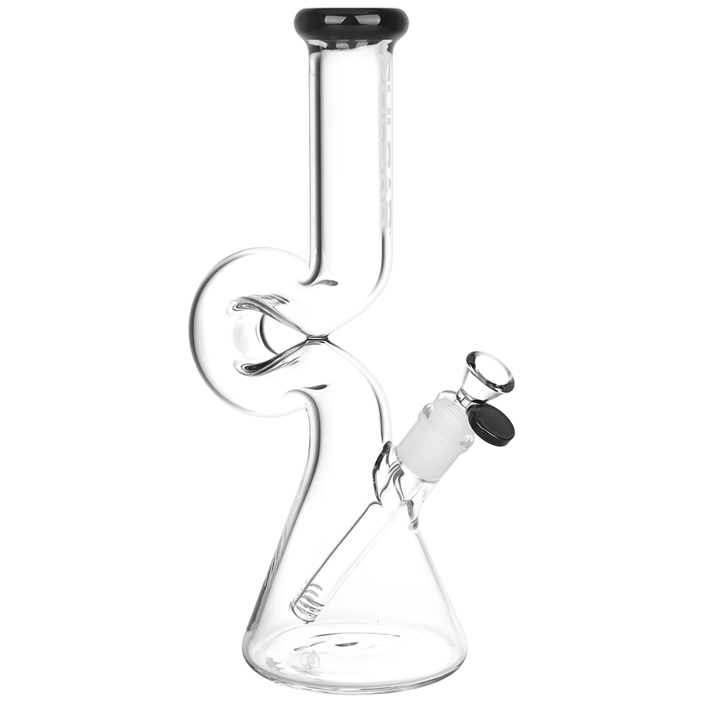 Pulsar Tube Loop Beaker Bong | Black