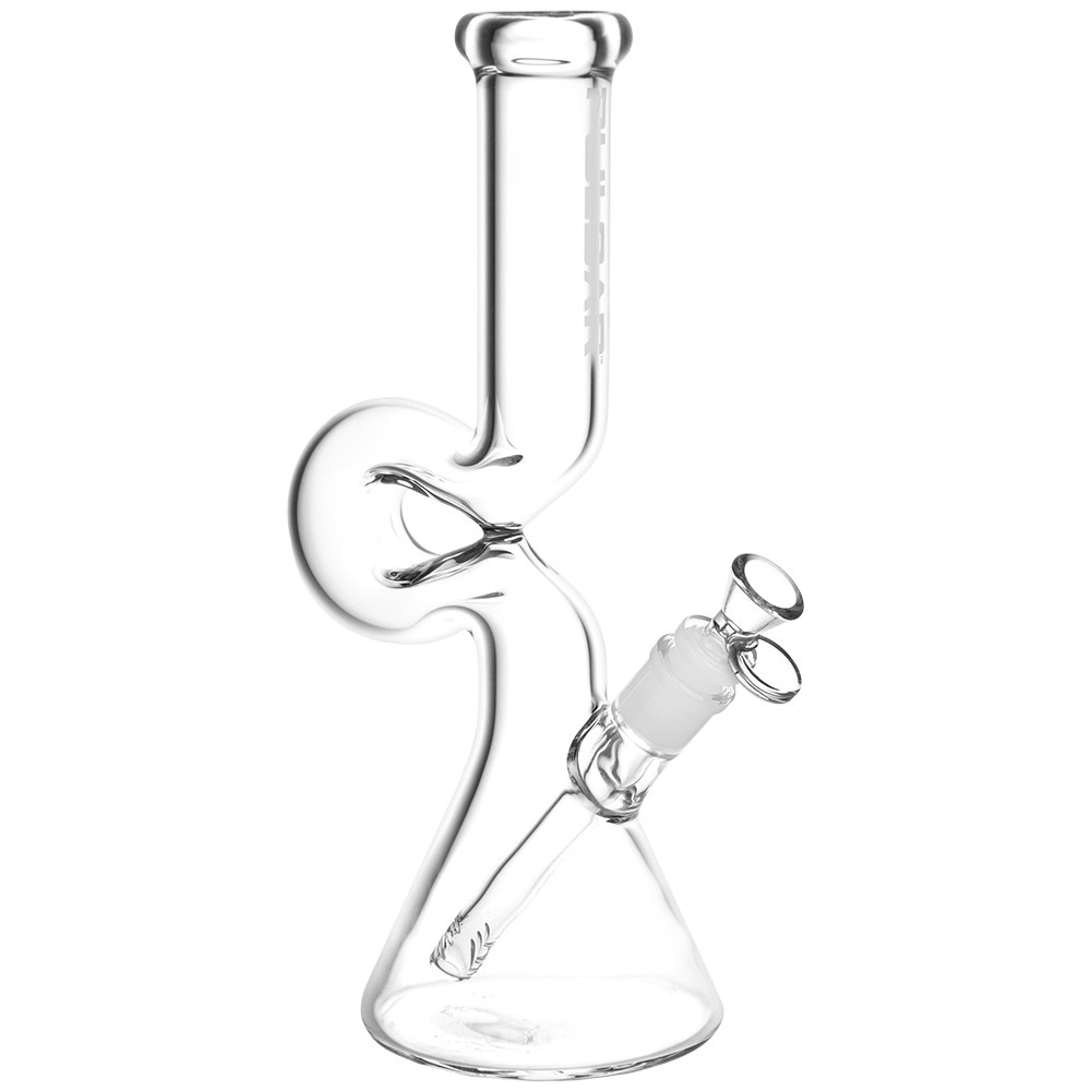 Pulsar Tube Loop Beaker Bong | Clear