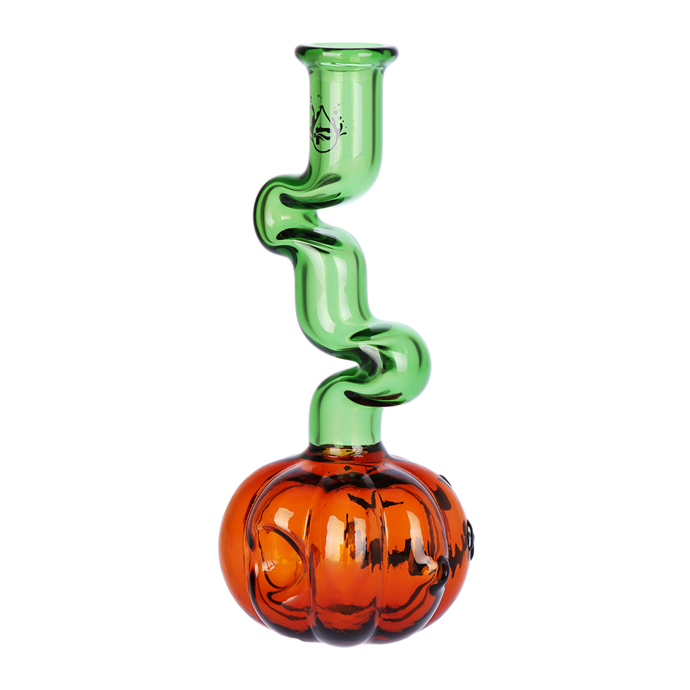 Pulsar Wicked Twisty Jack-O-Lantern Hand Pipe | Bowl View