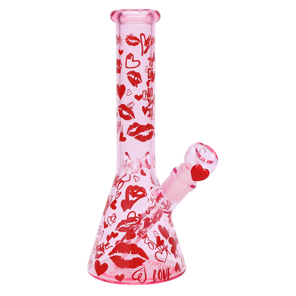 Pulsar XOXO Beaker Herb Pipe Duo | Front View