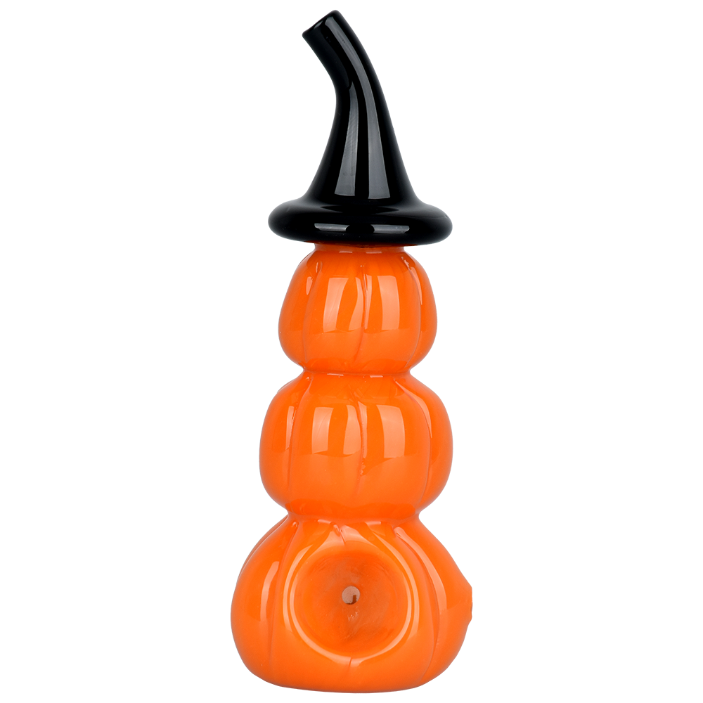 Pumpkin Pile Up Hand Pipe | Back View