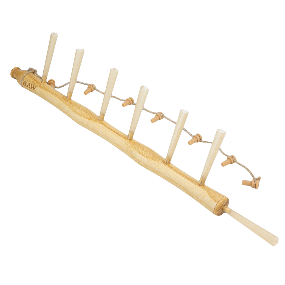 RAW Tuberator 7-Cone Smoker | Loaded With Pre-Rolled Cones