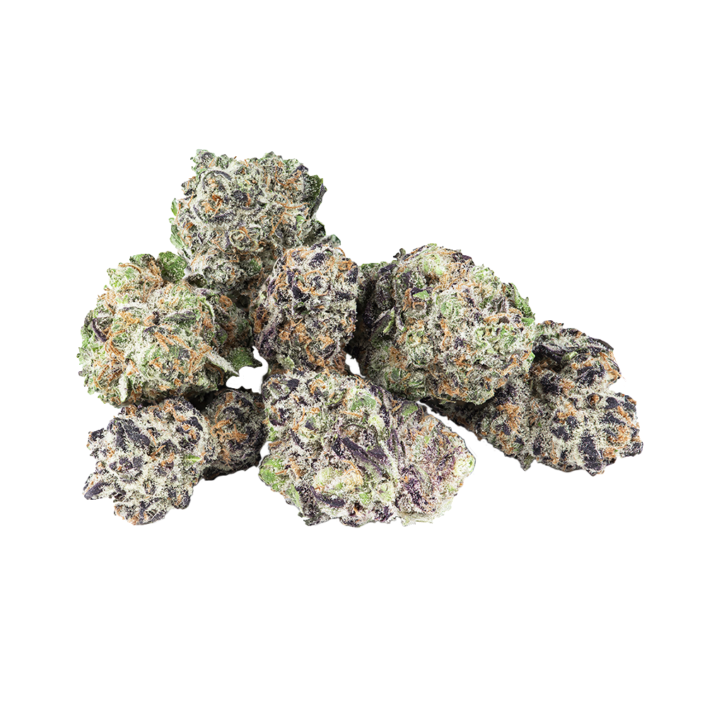 Revelry Premium Indoor THCA Pre-Rolls | Biscotti Mints | Loose Flower Close-Up