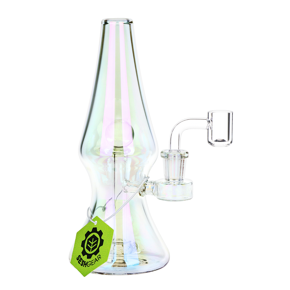 SeshGear Lava Lamp Electroplated Dab Rig | Front View