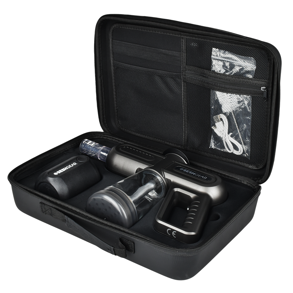 SeshGear Super Smoker Smoke Thrower | Travel Case Open View