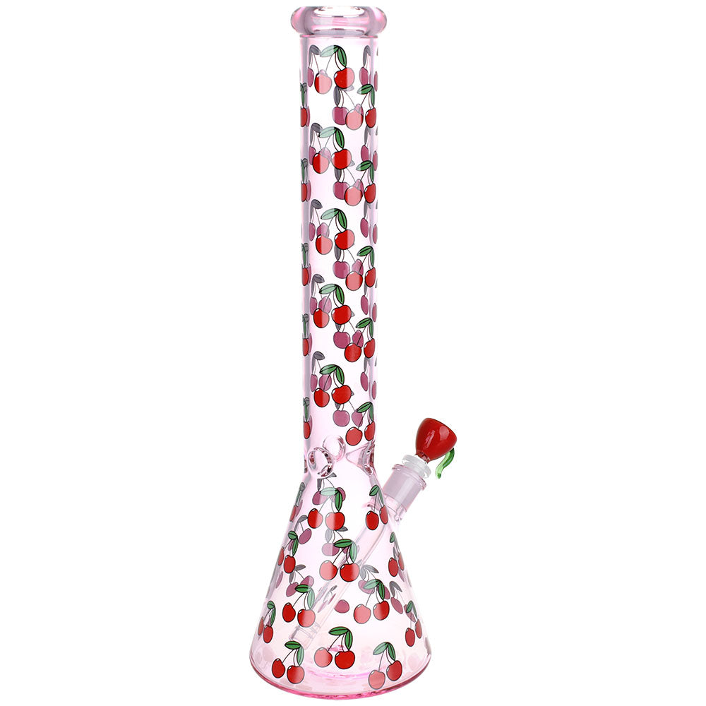 SeshGear Very Cherry Beaker Bong | Extra Large Size | Back View