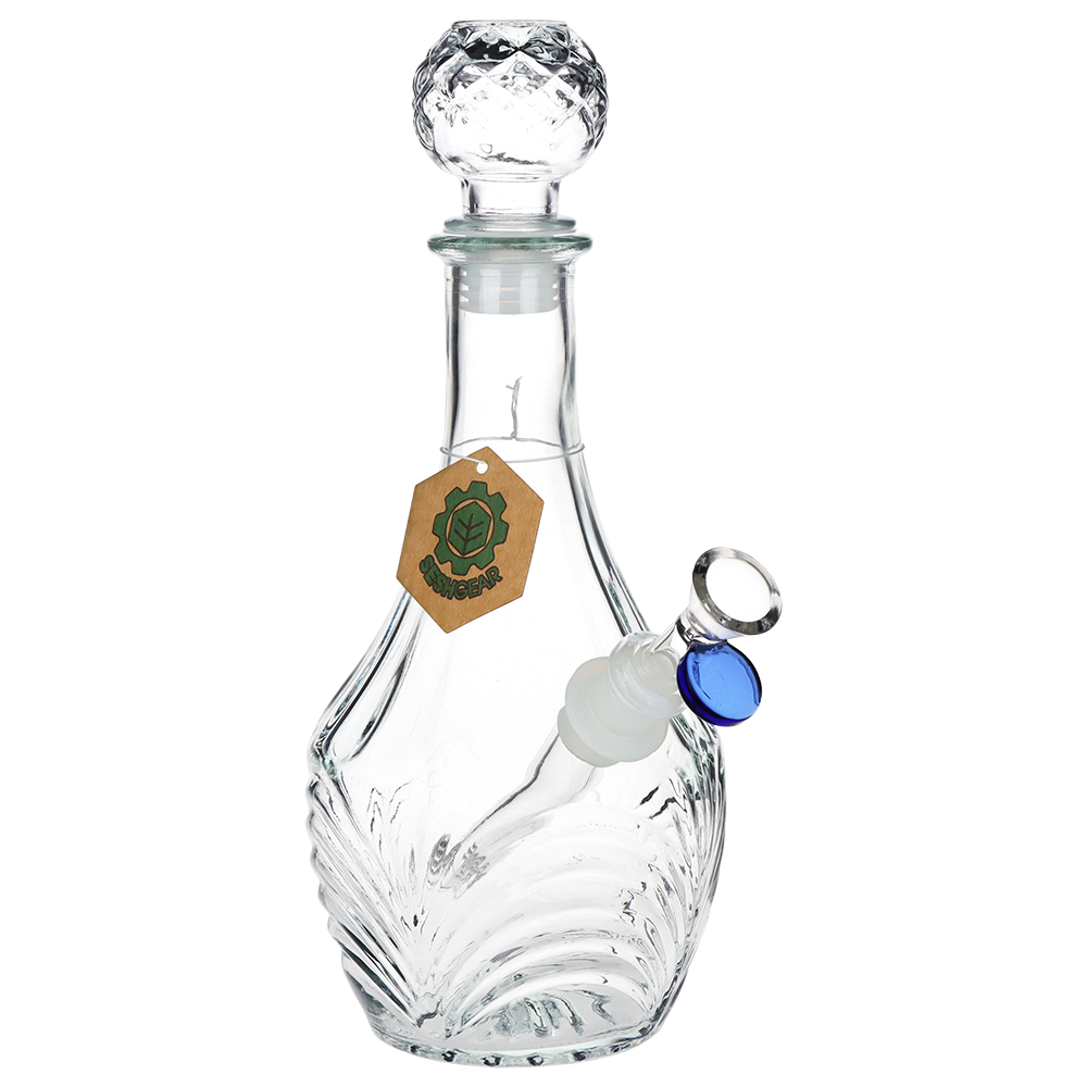 SeshGear High Stripe Vintage Decanter Bong | Blue