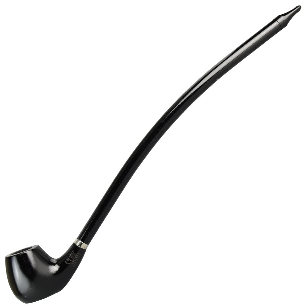 Shire Pipes Churchwarden Smoking Pipe | The Charming | Black