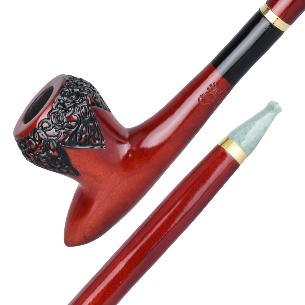 Shire Pipes Engraved Cavalier Smoking Pipe | The Rite | Close View
